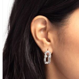 EARRINGS – Safety Pin Secret - Silver