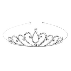 SILVER Tiara Crystal Rhinestone Headband 15