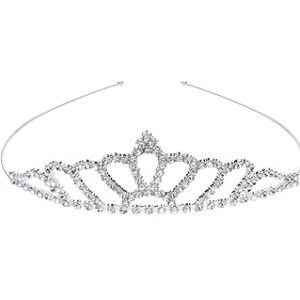 SILVER Tiara Crystal Rhinestone Headband 17