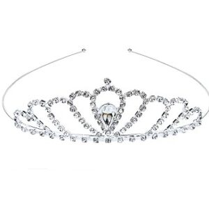 SILVER Tiara Crystal Rhinestone Headband 19