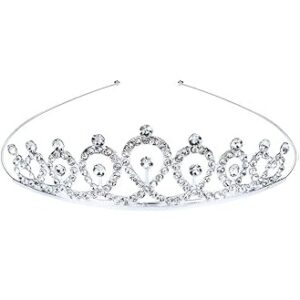 SILVER Tiara Crystal Rhinestone Headband 20