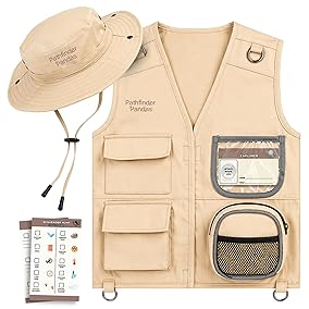 Career Day Explorer – Kids Explorer Vest and Hat Costume - Pathfinder Pandas