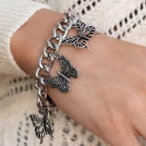 Bracelet – Aerial Ambience - Silver Butterfly Bracelet