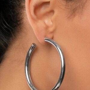 EARRINGS – Exclusive Element - Curve Ball - SILVER