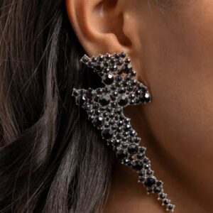 EARRINGS – Electric Effulgence - BLACK