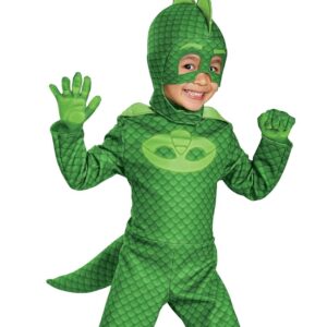 SUPERHERO Boy – Gekko Costume, Official PJ Masks Glow Costume SIZE 2T
