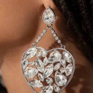 EARRINGS – Glittery Gait - WHITE