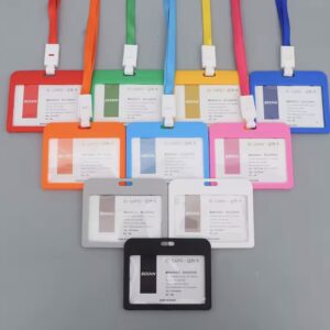 Card Holder 1PC Plastic Id Identification Card Holder