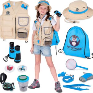 Career Day Explorer – Kids Explorer Vest and Hat Costume - Pathfinder Pandas