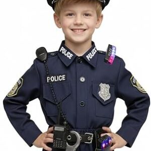 Career Day POLICE - Kids Supreme Police Officer Cop Costume SIZE SMALL(5-7)