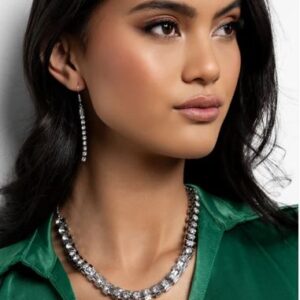 Necklace Set - Linked Lady - WHITE