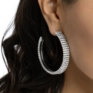 EARRINGS – Stacked Symmetry - WHITE