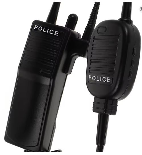 Policeman Fake Police Radio Pretend Walkie Talkie Set - Image 3