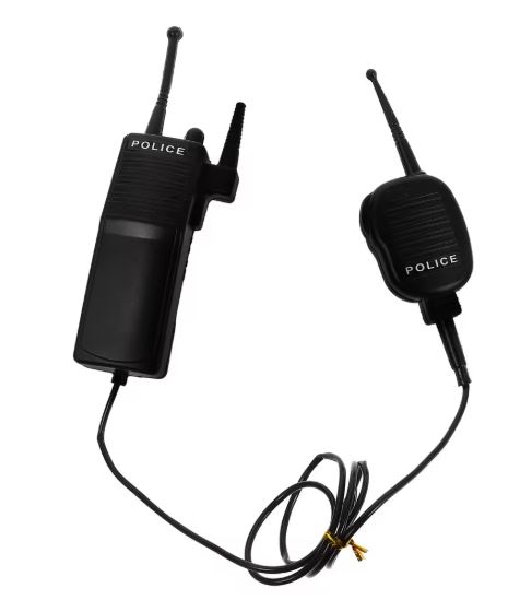 Policeman Fake Police Radio Pretend Walkie Talkie Set