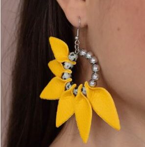 EARRINGS – Flower Child Fever - Yellow