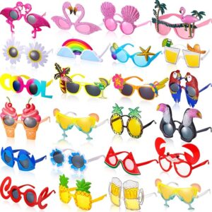 SUNSHADES - Hawaiian Luau Party Sunglasses, Funny Summer Glasses