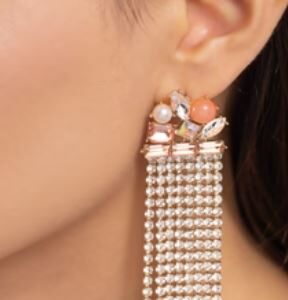 EARRINGS – HORIZONTAL HALLMARK - Gold