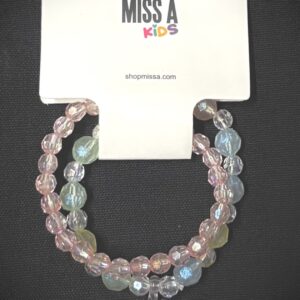 KIDS MISS A Bracelet – 2PC PINK