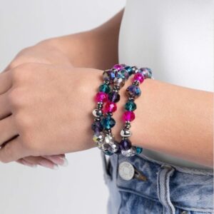 Bracelet – Stack of GLASS - Multi