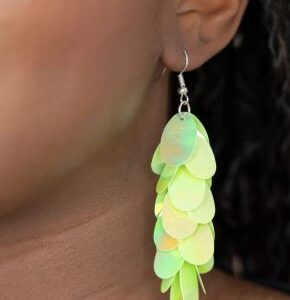 EARRINGS – Stellar in Sequins - Green
