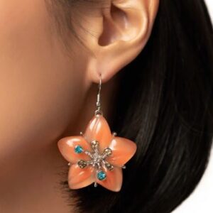 EARRINGS – Summer Sprigs - Orange
