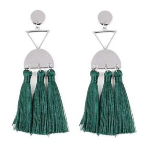 EARRINGS – Tassel Trippin - Green