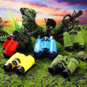 TOY Binoculars for Kids 6+ Years Old, with Compass and Neck String