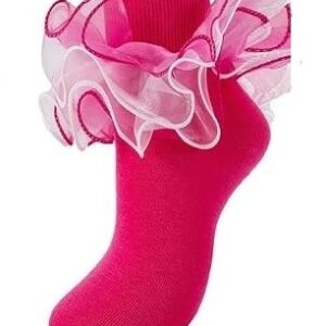 HOT PINK/WHITE