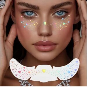 Metallic Flash Tattoo - Glitter Freckles Holographic Waterproof Temp Tattoos