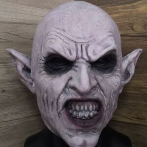 HALLOWEEN MASK - Grey Nosferatu Mask