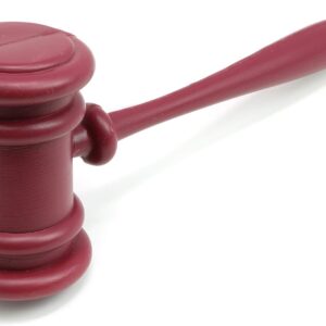 Judge's Gavel - Justice Costume Accessories Props for Courtroom