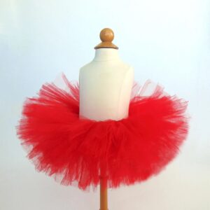 CUSTOM MADE Child tutu - BABY RED Sparkle Tutu Fits 1-2yrs