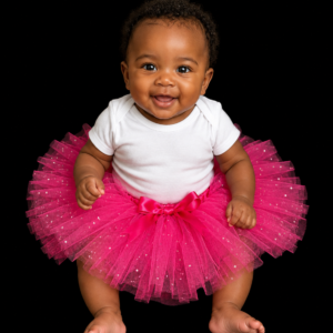 CUSTOM MADE Child tutu - BABY Fuchsia Pink Sparkle Tutu Fits 3-6months