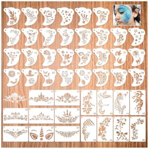 Face Paint STENCILS - Reusable Face Paint Stencils