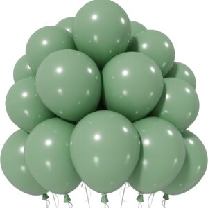 BALLOONS - Latex 12inch - 10 Pack - SAGE GREEN Balloons
