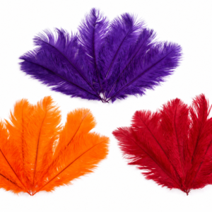 LOOSE FEATHERS - 1pc Ostrich Drab Feathers