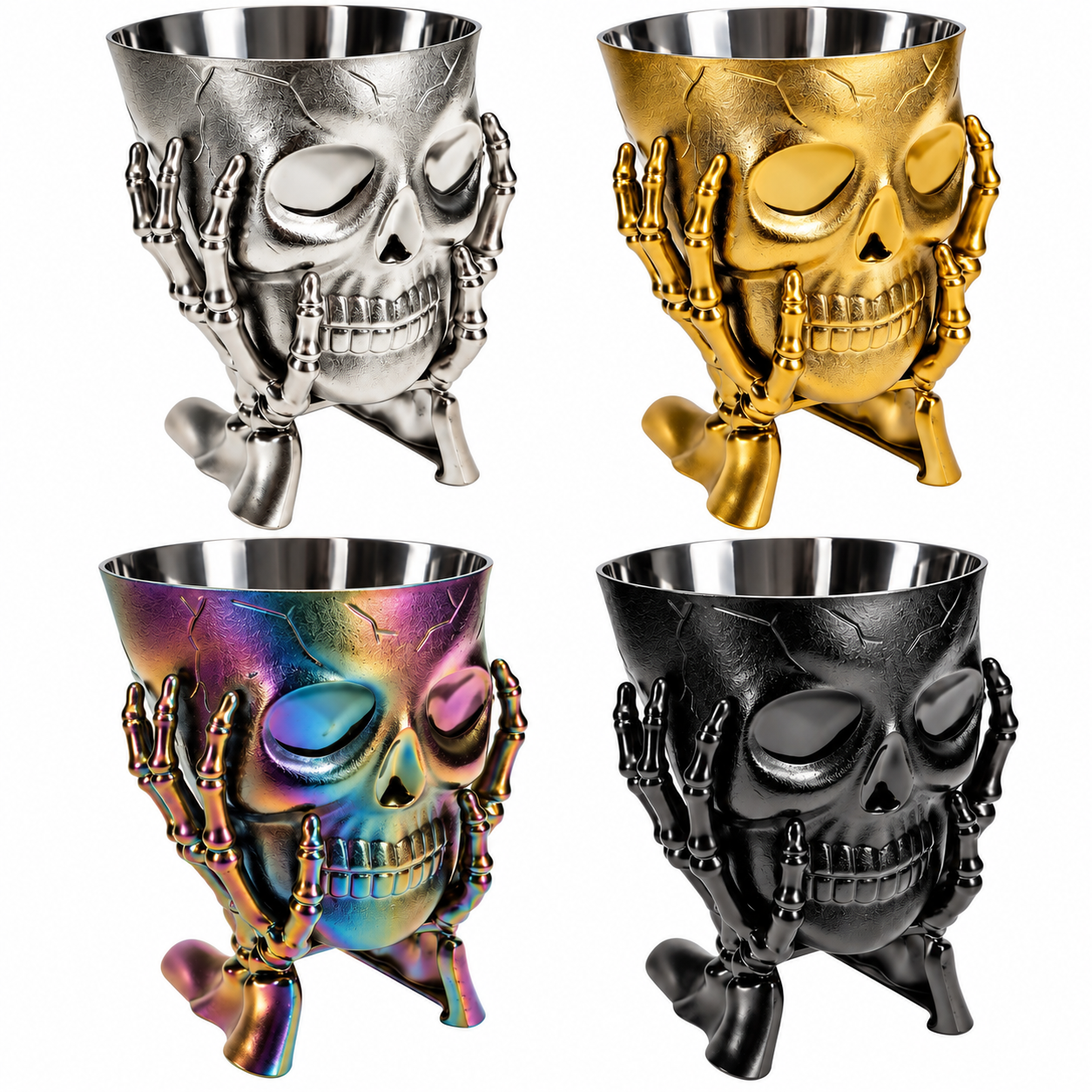HALLOWEEN DECORATION - Halloween-themed Skull-shaped Snack Bowl - Image 6