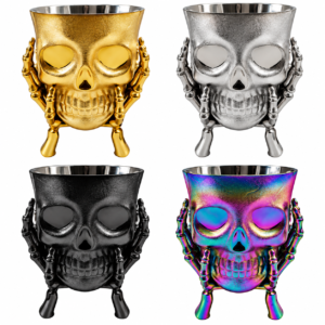 HALLOWEEN DECORATION - Halloween-themed Skull-shaped Snack Bowl