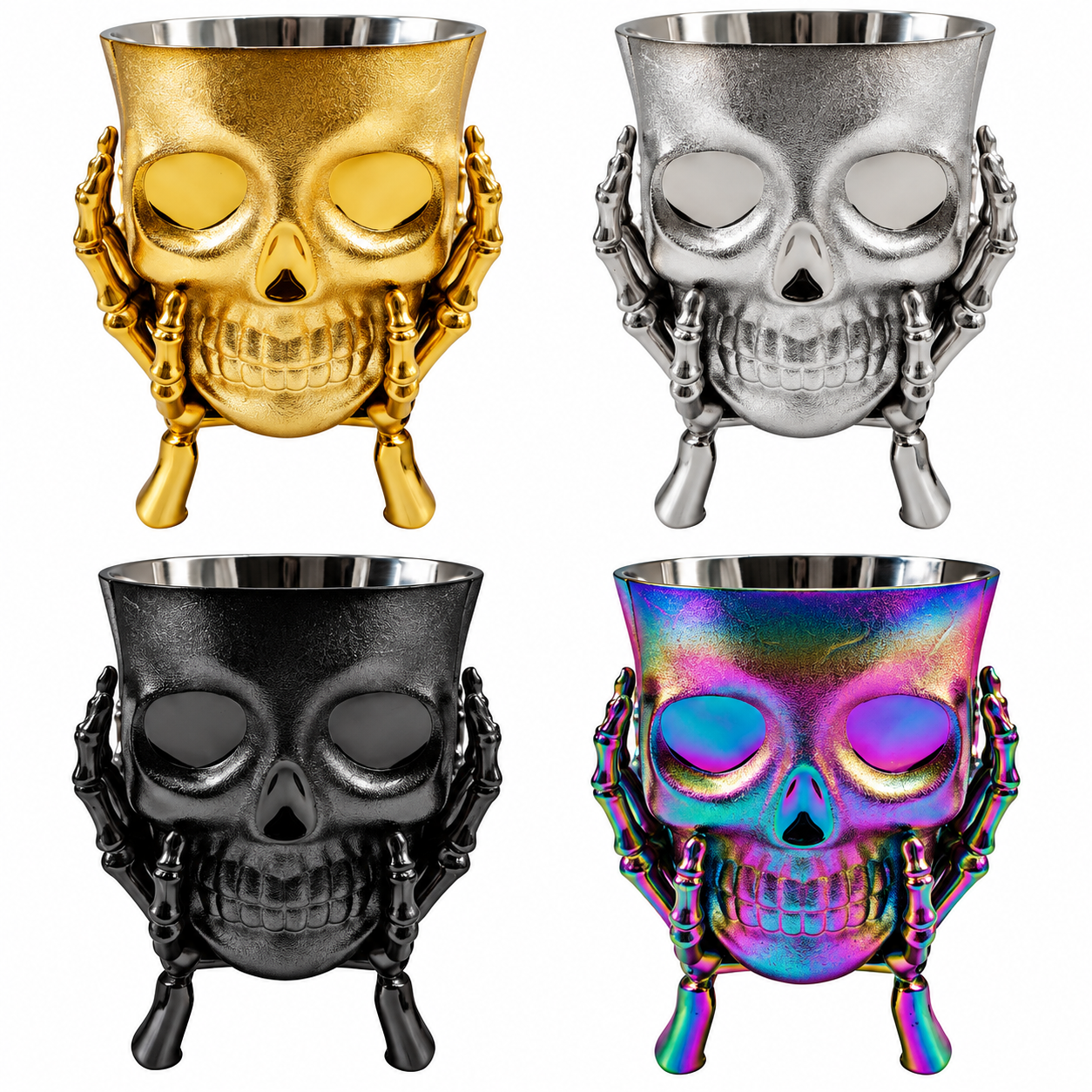 HALLOWEEN DECORATION - Halloween-themed Skull-shaped Snack Bowl