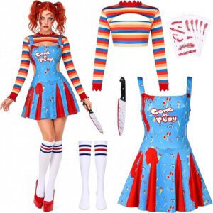 HALLOWEEN - Women Scary Doll Costume SIZE: MEDIUM