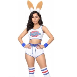 HALLOWEEN - SEXY BUNNY - 5pcs Halloween Bunny Costume Set SIZE SMALL