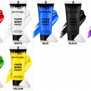 Face Paint 1.01oz Halloween Water-Based Face Body Paint with sponge
