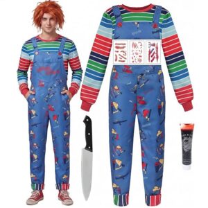 HALLOWEEN - Men's Chucky Killer Doll Costume for Adults