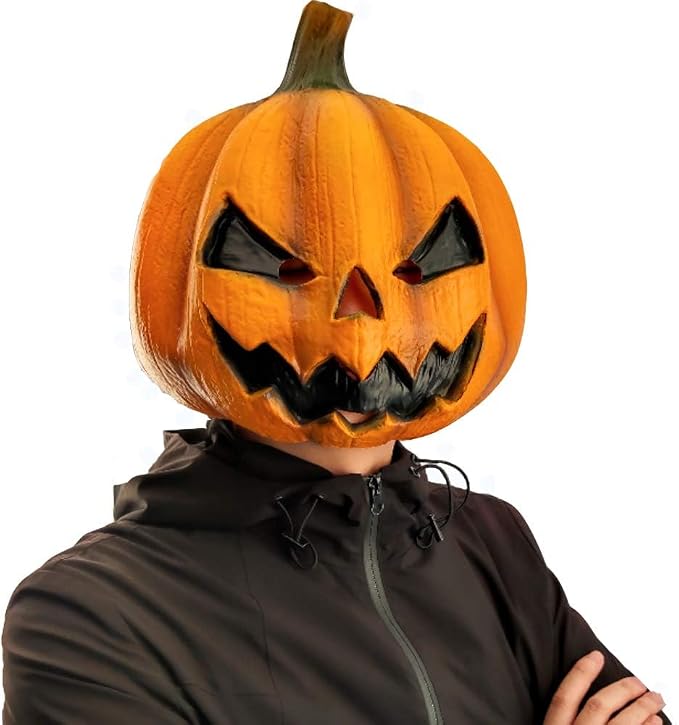 HALLOWEEN MASK - Creepy Jack-o-Lantern Mask - Image 5