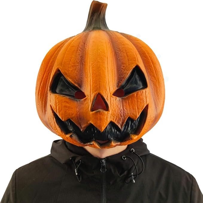 HALLOWEEN MASK - Creepy Jack-o-Lantern Mask - Image 4