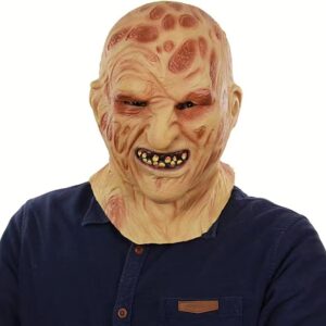 HALLOWEEN MASK - Freak Freddy latex Halloween Mask for Men