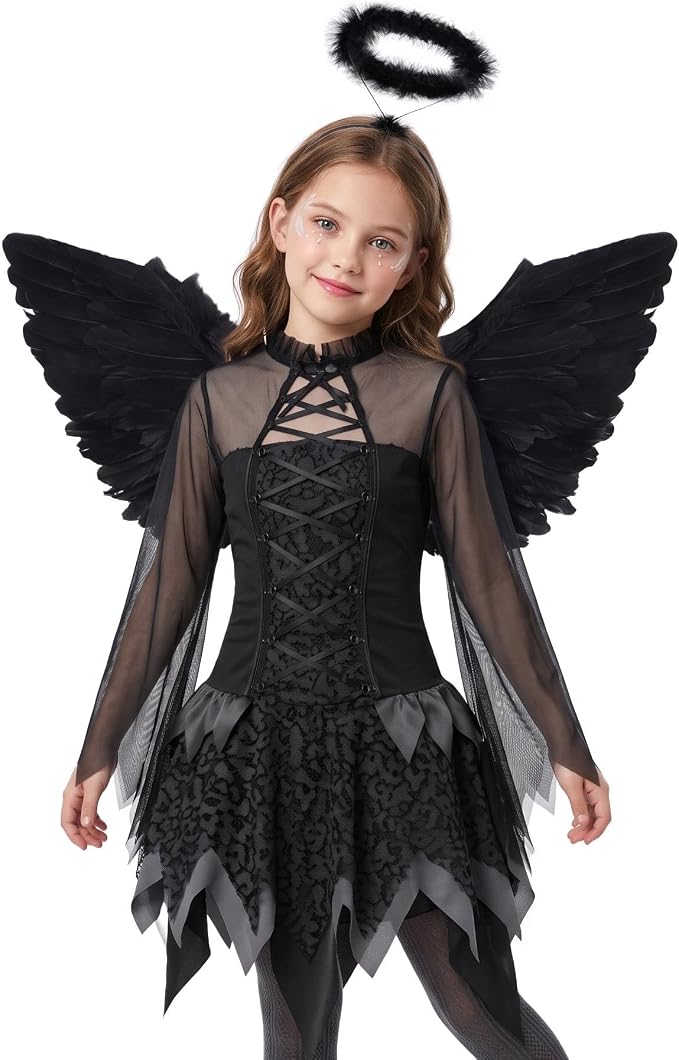 HALLOWEEN - Girls Fallen Angel - Image 3