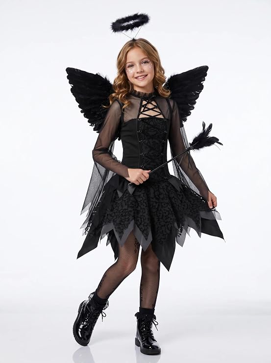 HALLOWEEN - Girls Fallen Angel - Image 4