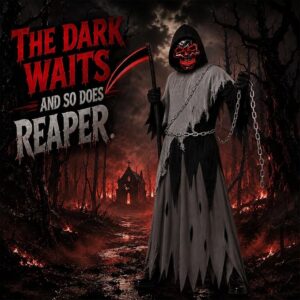 HALLOWEEN - Boy Grim Reaper LED Costume SIZE SMALL(5-7)