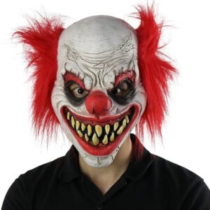 HALLOWEEN MASK - Halloween Creepy Latex Scary Clown Mask